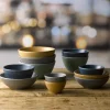 Pot conique Andorra Green porcelaine vitrifiée Ø 13 cm Nourish Andorra - CHURCHILL Best