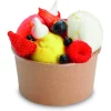 Pot à dessert marron Ø 9,6 cm 5,2 cm 25 cl (50 pièces) - ALPHAFORM Discount