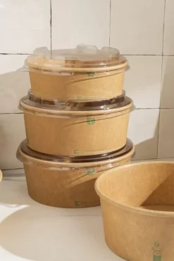 EARTH ESSENTIALS Pot marron Ø 15 cm 780 ml (50 pièces) New