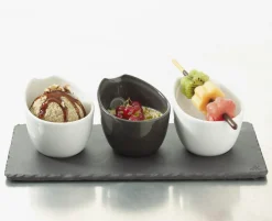 REVOL Pot ovale blanc porcelaine culinaire 8,5 cm Impulse Sale