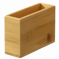 Pot rectangulaire bambou 12x4x8 cm Oxstal (20 pièces) - PRO.MUNDI Sale