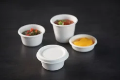 DUNI Pot rond blanc Ø 63 mm 32 mm 6 cl (150 pièces)
