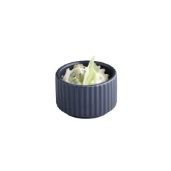 Pot rond bleu marine porcelaine Ø 6 cm The Grid - APS Clearance