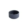 Pot rond bleu marine porcelaine Ø 7,5 cm The Grid - APS Clearance