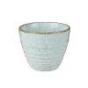 Pot rond bleu porcelaine vitrifiée Ø 8,3 cm Stonecast Duck Egg - CHURCHILL Clearance