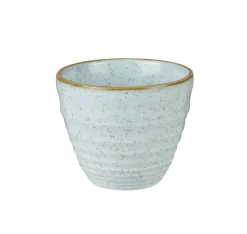 Pot rond bleu porcelaine vitrifiée Ø 8,3 cm Stonecast Duck Egg - CHURCHILL Clearance
