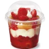 Pot rond transparent Ø 8,5 cm 6,6 cm 20 cl Servipack (50 pièces) - ALPHAFORM Outlet