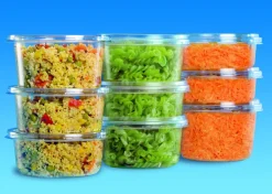 ALPHAFORM Pot rond transparent Ø 11,7 cm 8,1 cm 50 cl Tusipack (50 pièces) Discount