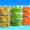 ALPHAFORM Pot rond transparent Ø 11,7 cm 15,6 cm 100 cl Tusipack (50 pièces) Outlet