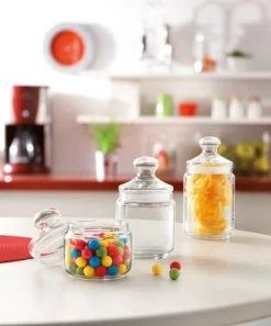 LUMINARC Pot rond transparent verre Ø 7,3 cm Pot Club Sale