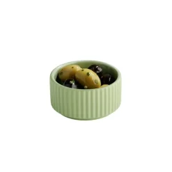 Pot rond vert porcelaine Ø 7,5 cm The Grid - APS Outlet