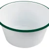 Pot à sauce blanc acier émaillé Ø 10 cm - Aucune Discount