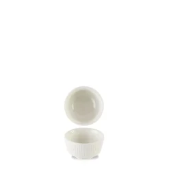 Pot à sauce rond blanc porcelaine vitrifiée Ø 6,9 cm Stonecast Natural - CHURCHILL Hot