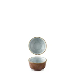 Pot à sauce rond brun porcelaine vitrifiée Ø 8 cm Stonecast Natural - CHURCHILL Outlet