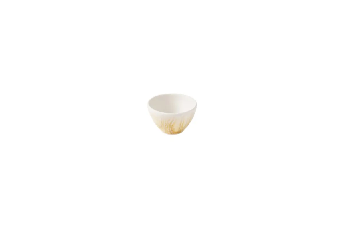CHURCHILL Pot à sauce rond Gold porcelaine vitrifiée 7 cm Ø 7 cm Tide Best
