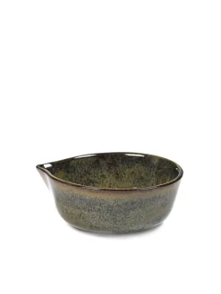 Pot à sauce rond gris grès émaillé Ø 11 cm Surface - SERAX Sale