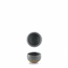 CHURCHILL Pot à sauce rond gris porcelaine vitrifiée Ø 6 cm Emerge Seatle