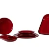 Pot à sauce rond rouge grès émaillé Ø 5 cm Gres Couleur - PRO.MUNDI Discount
