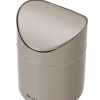 Poubelle de table couvercle pivotant beige acier Ø 120 cm 16,5 cm Uniq - HENDI Sale