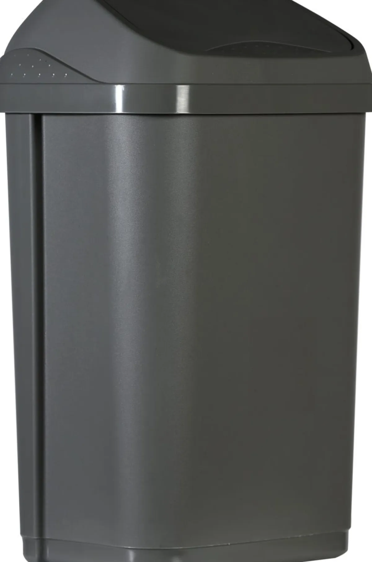 PROBBAX Poubelle plastique 50 L gris New