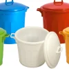 GILAC Poubelle plastique 75 L rouge Outlet