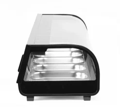 Presentoir sushi refrig 62l noir froid positif 62 L 6 bacs - HENDI Discount