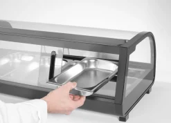 HENDI Presentoir sushi refrig 5x gn 1/2 noir froid positif 5 bac(s) 5 bacs