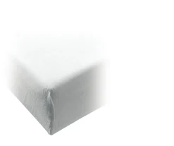 Protège matelas molleton blanc 200x90 cm 210 g/m² coton Courlis - Aucune Online