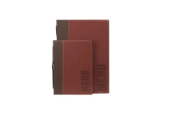 Protège-menu A5 rectangulaire bordeaux 4 vues ajoutables - SECURIT New