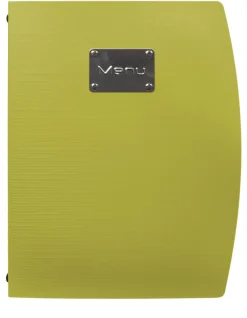 Protège-menu A4 rectangulaire vert 4 vues ajoutables Rio - SECURIT Online