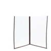 SECURIT Protège-menu rectangulaire transparent (3 pièces) New