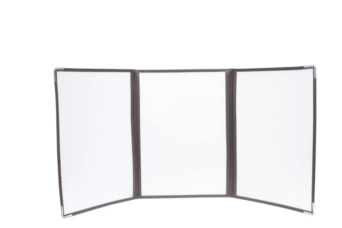 Protège-menu rectangulaire transparent (3 pièces) - SECURIT Online
