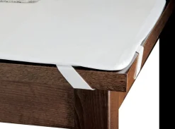 Aucune Protège-table imperméable carré blanc PVC Online