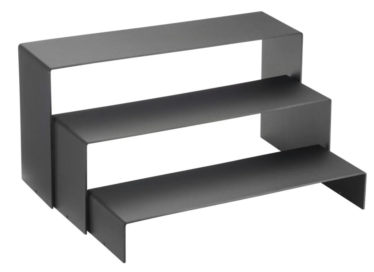 Présentoir acier noir 575x170x300 mm - PINTINOX New