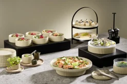 Présentoir à assiettes diamètre 26cm métal noir Ø 26,5 cm 35,5x29,5 cm The Grid - APS Discount