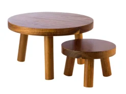 APS Présentoir bois Ø 150 mm 100 mm Acacia Hot