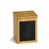 TABLECRAFT Présentoir carré bambou 10 cm Write On New