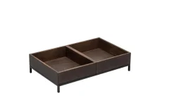 ZEPE Présentoir GN1/1 bois 53x32,5x12,5 cm Dolomiti