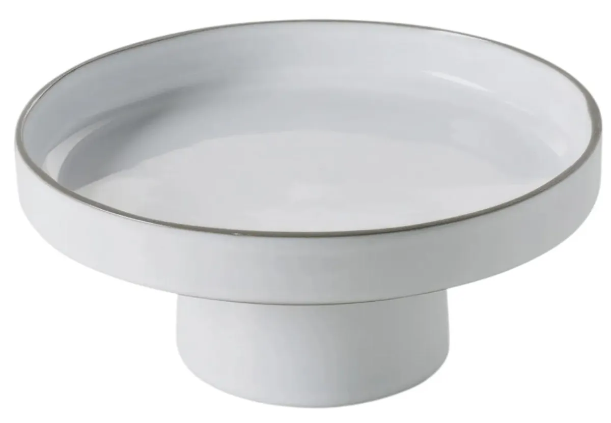 REVOL Présentoir pour pâtisserie céramique blanc Ø 26 cm 10,5 cm Caractère Clearance