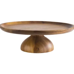 Présentoir à pâtisserie acacia Ø 240 mm 80 mm Acacia - APS New