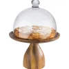 Présentoir à pâtisserie acacia Ø 240 mm 160 mm Acacia - APS Hot
