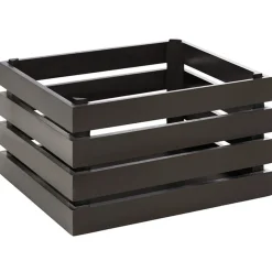 Présentoir à pâtisserie acacia noir 330x260x200 mm Superbox - APS Outlet