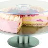 APS Présentoir à pâtisserie inox Ø 30,5 cm 9 cm Best