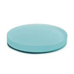 Présentoir à pâtisserie rond bleu résine Nacryl® Ø 8 cm Mealplak - REVOL Online