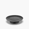 SERAX Présentoir à pâtisserie rond noir grès émaillé Ø 24 cm Inku