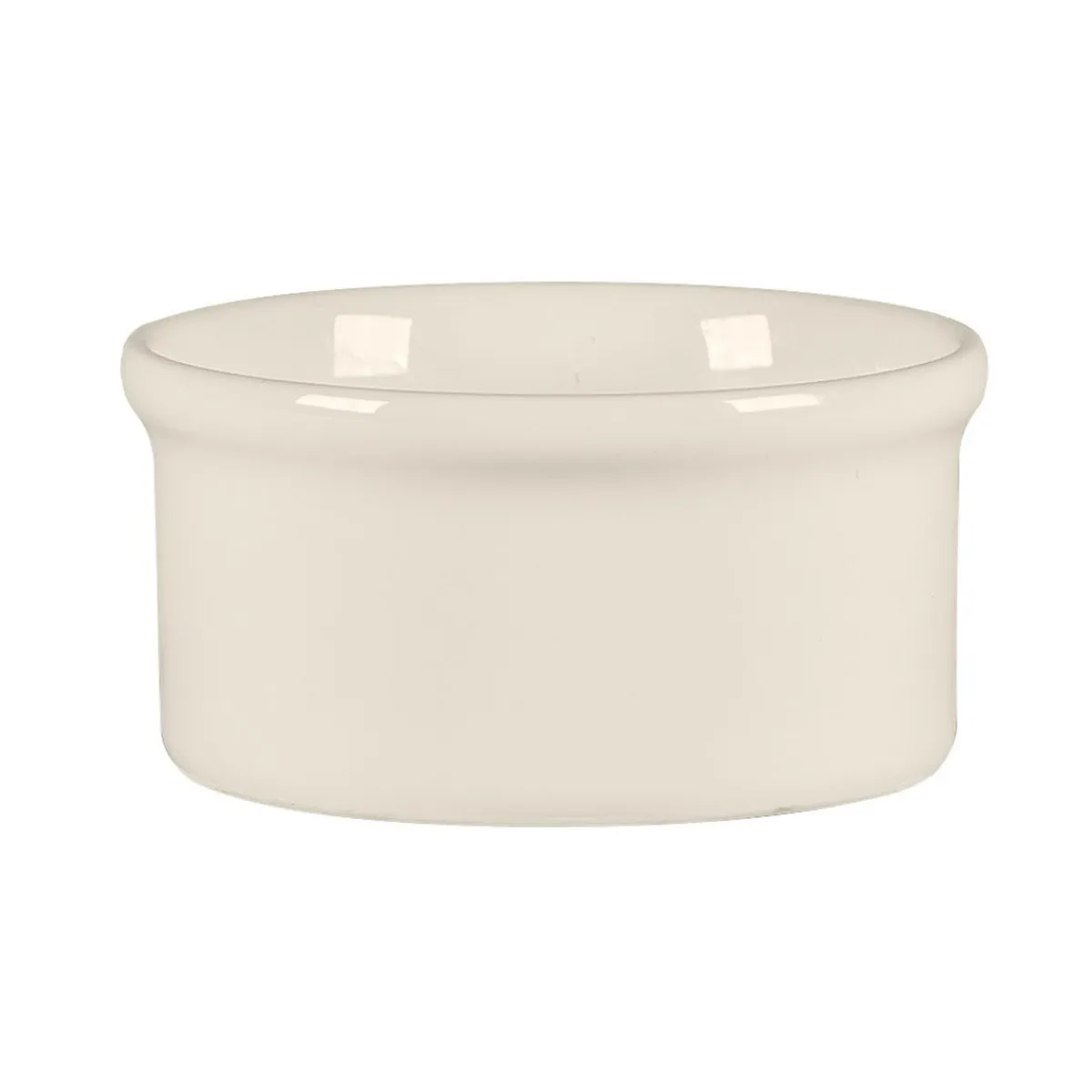 Ramequin à beurre rond blanc porcelaine bone china Ø 6,8 cm Fedra - RAK Online