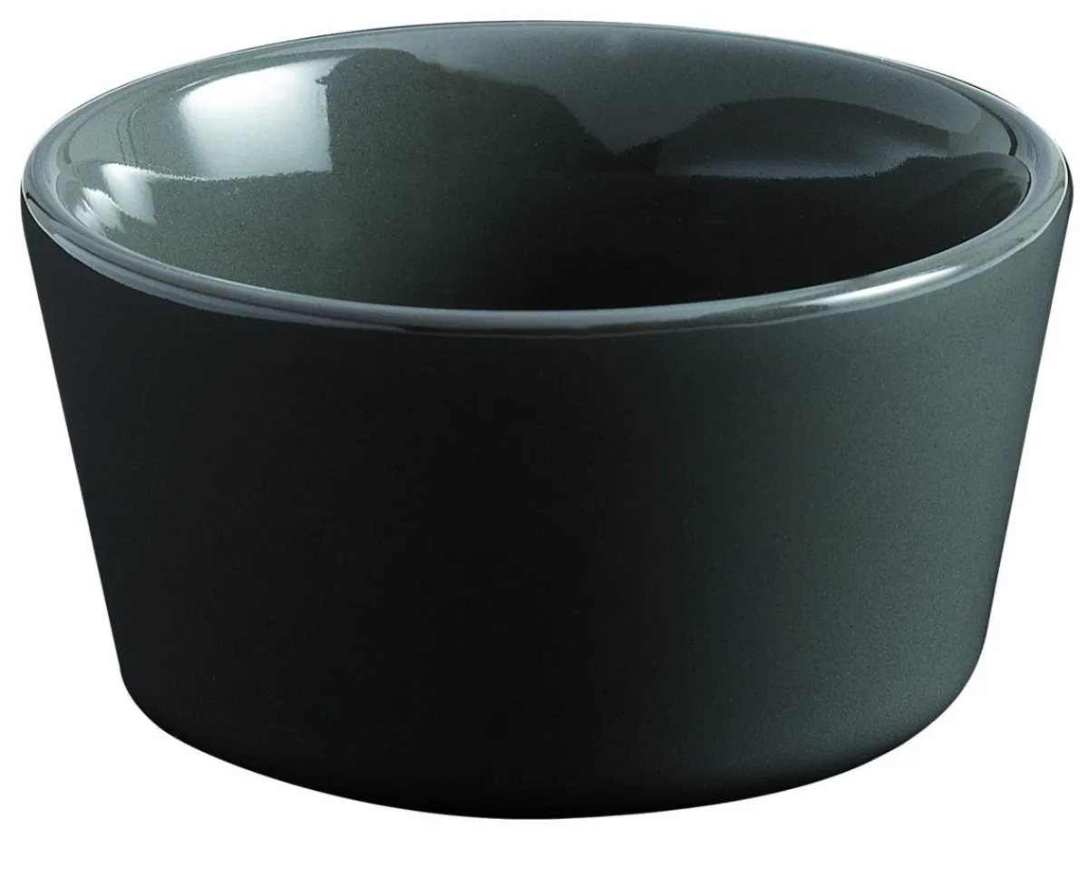 PRO.MUNDI Ramequin rond gris grès émaillé Ø 9 cm Bistronome Outlet