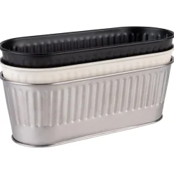 APS Range couverts inox 18/0 noir 29,5x12x10 cm 2 L New