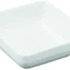 Ravier carré blanc porcelaine culinaire 11 cm - PILLIVUYT Best