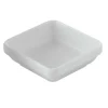 Ravier carré blanc porcelaine 11 cm - PRO.MUNDI Clearance